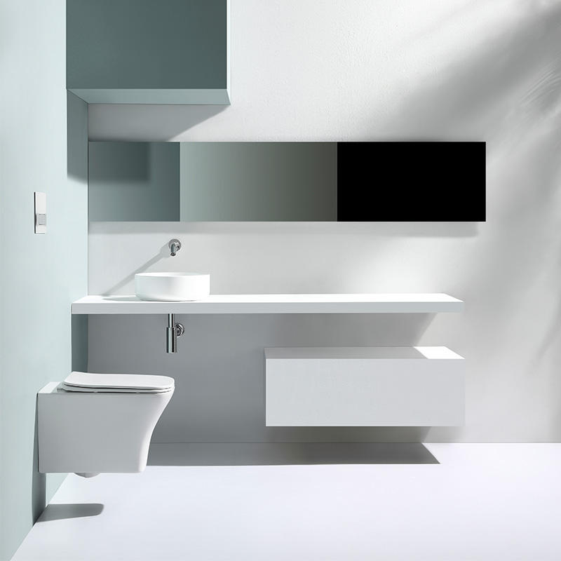 BF2482 Modern Ceramic Wall Hung Toilet with Nano Self-Cleaning Glaze