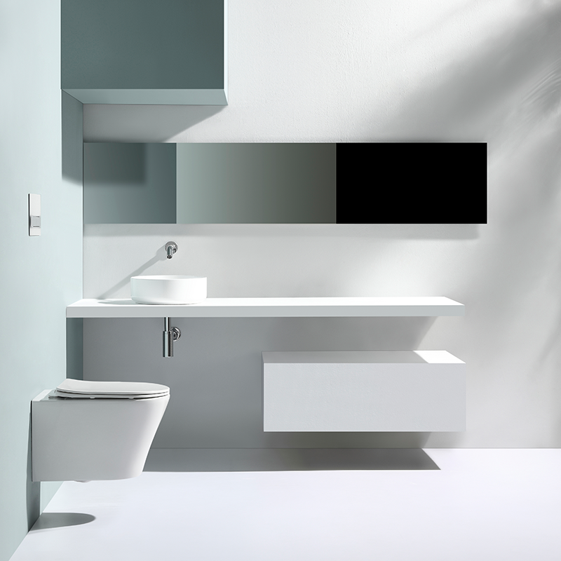 Modern Ceramic Wall Hung Toilet BF2390 Tornado Flush Water Saving Toilet