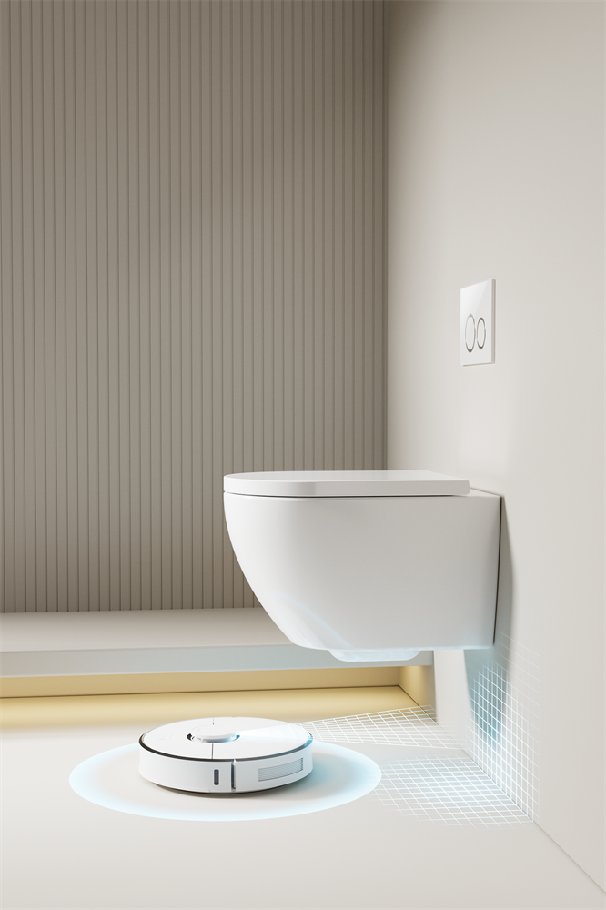 BF2416 Vortex Wall Hung Toilet 3/6L Ceramic Washdown WC