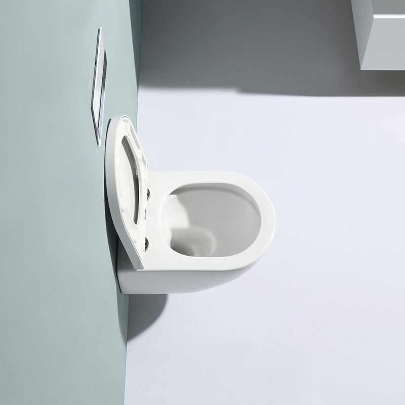 BF2478 Rimless Wall-Hung Ceramic Toilet with UF Seat, 3/6L Washdown Flush