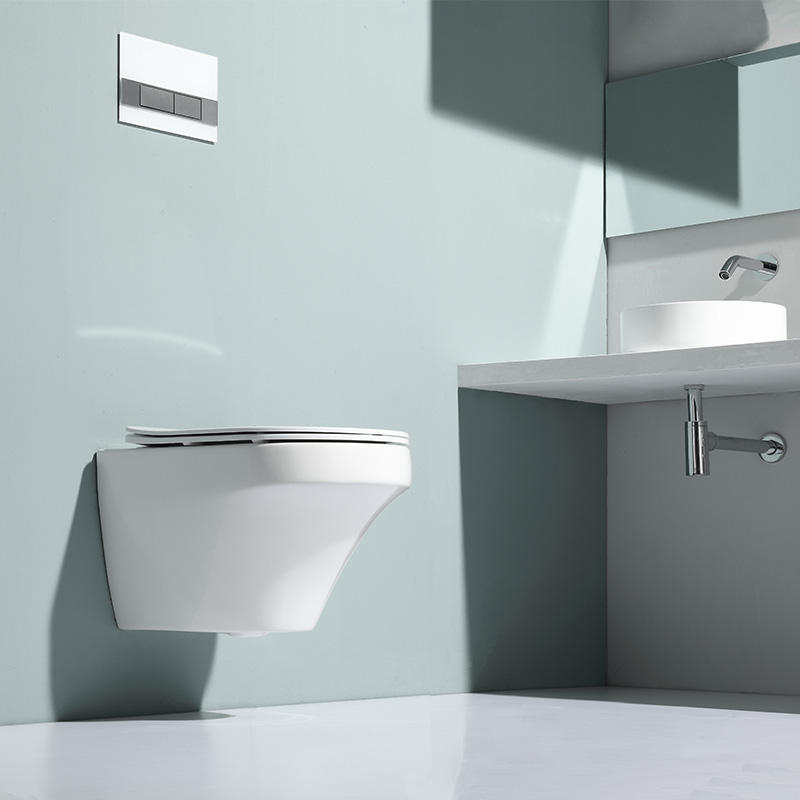 BF2462D New Vortex Wall Hung Toilet Ceramic Rimless Floating WC with Soft Close UF Seat