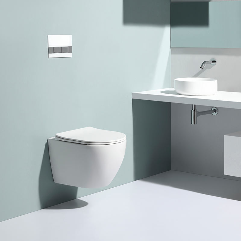 Wall-Hung Toilet BF2479D – Vortex Wash, 3-4.5L Dual Flush, High Efficiency Ceramic Design