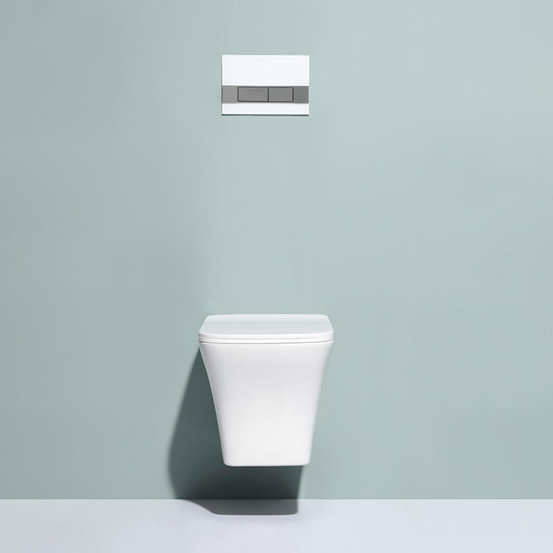 BF2482 Modern Ceramic Wall Hung Toilet with Nano Self-Cleaning Glaze
