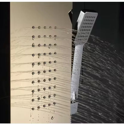 BF9815 Gold SUS 304 Stainless Steel Shower Panel 1500×220×550mm