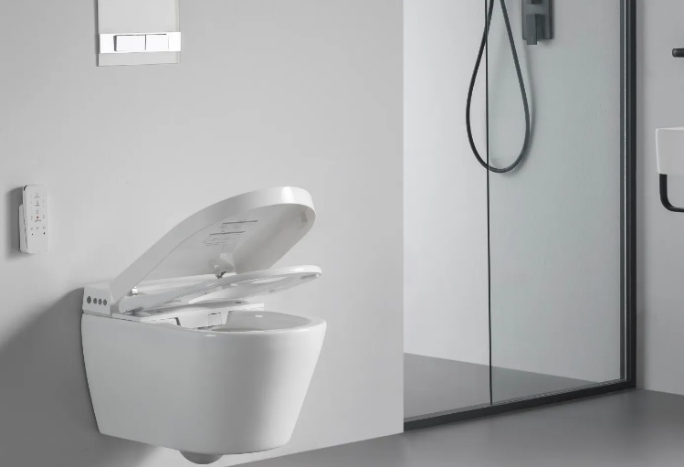 BF2497 Toilette Suspendue Intelligente avec Télécommande et Chauffage Instantané