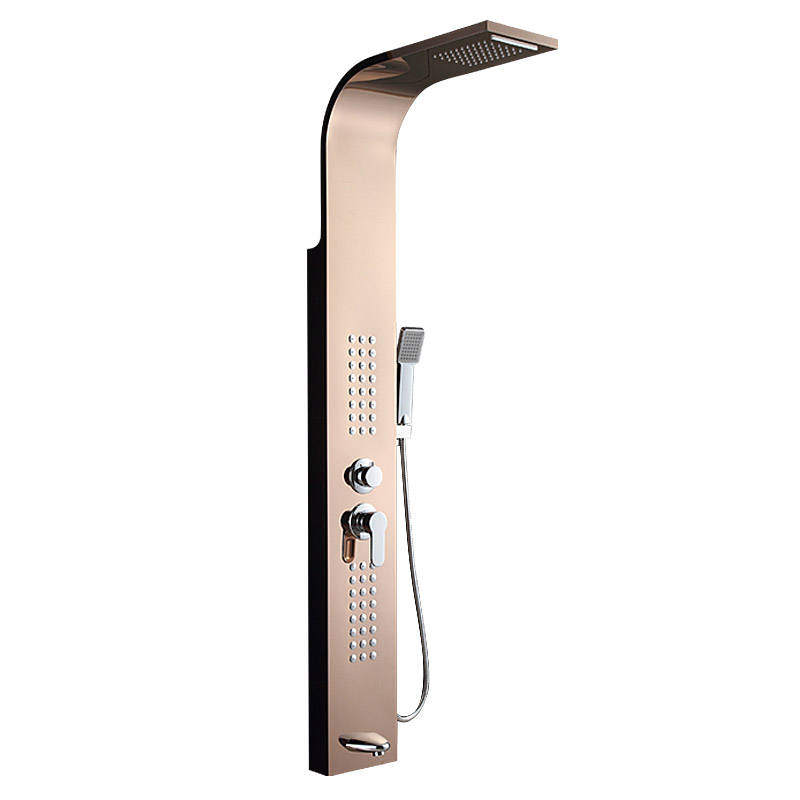 BF9815 SUS304 Luxury Shower Panel in Gold or Rose Gold