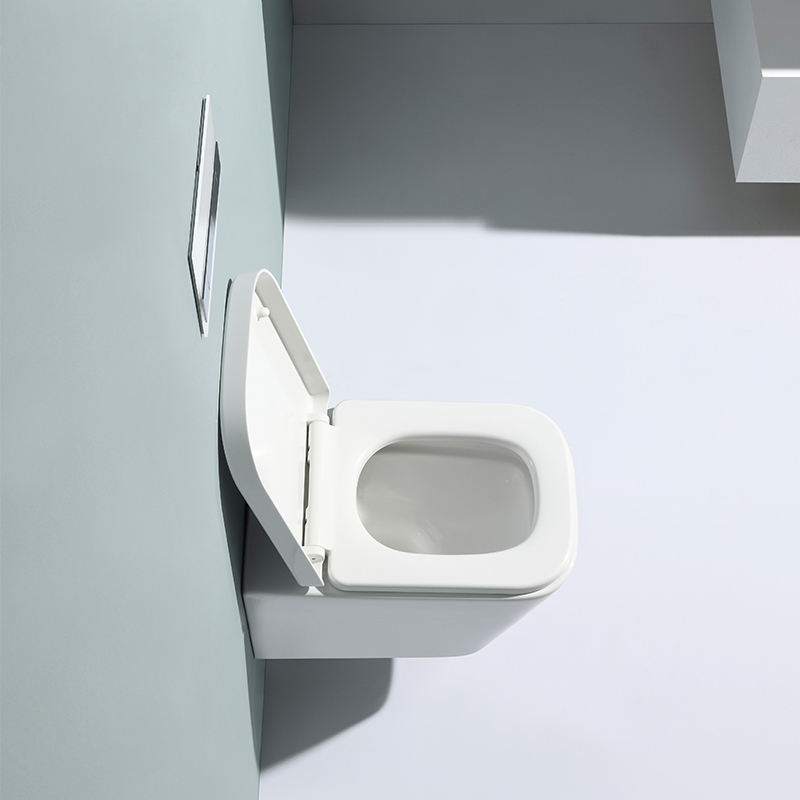 BF2472 Wall-Hung Ceramic Toilet with 3/6L Washdown Flush and Soft-Close UF Seat