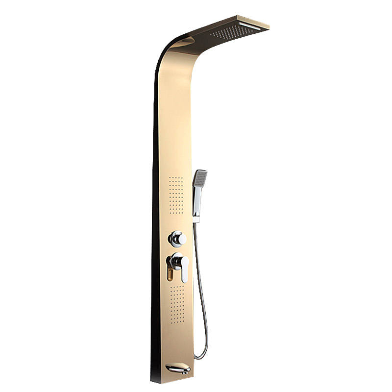 BF9815 Gold SUS 304 Stainless Steel Shower Panel 1500×220×550mm
