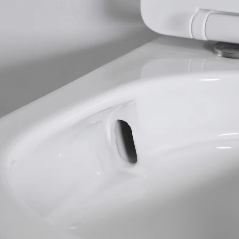 BF2418D Wall Hung Ceramic Toilet with Vortex Flush and Soft Close UF Seat