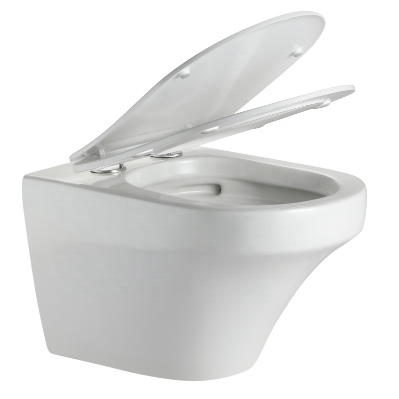 Toilette Suspendue Murale Moderne BF2462 – Abattant Soft Close & Design Ergonomique