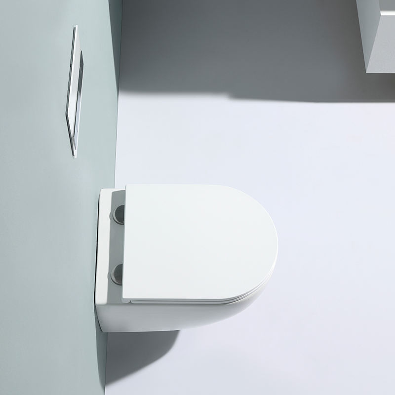 Wall Hung Toilet BF2479E – Ceramic, Washdown Flushing, Soft Close UF Seat, White