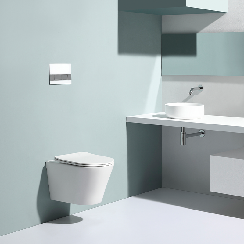 Modern Ceramic Wall Hung Toilet BF2390 Tornado Flush Water Saving Toilet