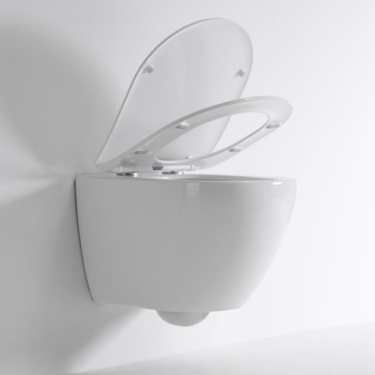 New Vortex Wall Hung Toilet BF2418A - Compact & Water-Efficient