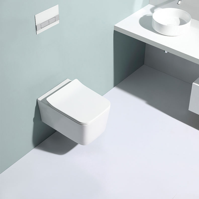 BF2467A White Wall Hung Ceramic Toilet