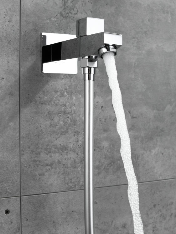 BF98110H Silver Shower System Stainless Steel & Silicone Top Shower