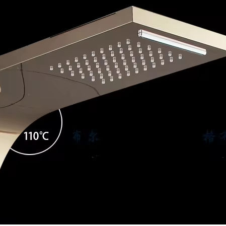BF9815 Gold SUS 304 Stainless Steel Shower Panel 1500×220×550mm