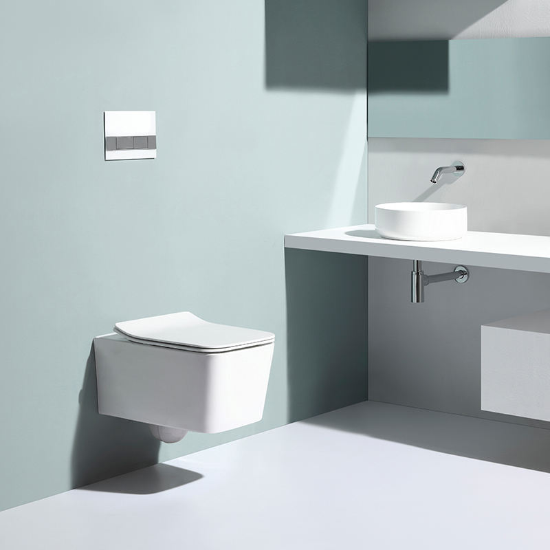 BF2467A White Wall Hung Ceramic Toilet