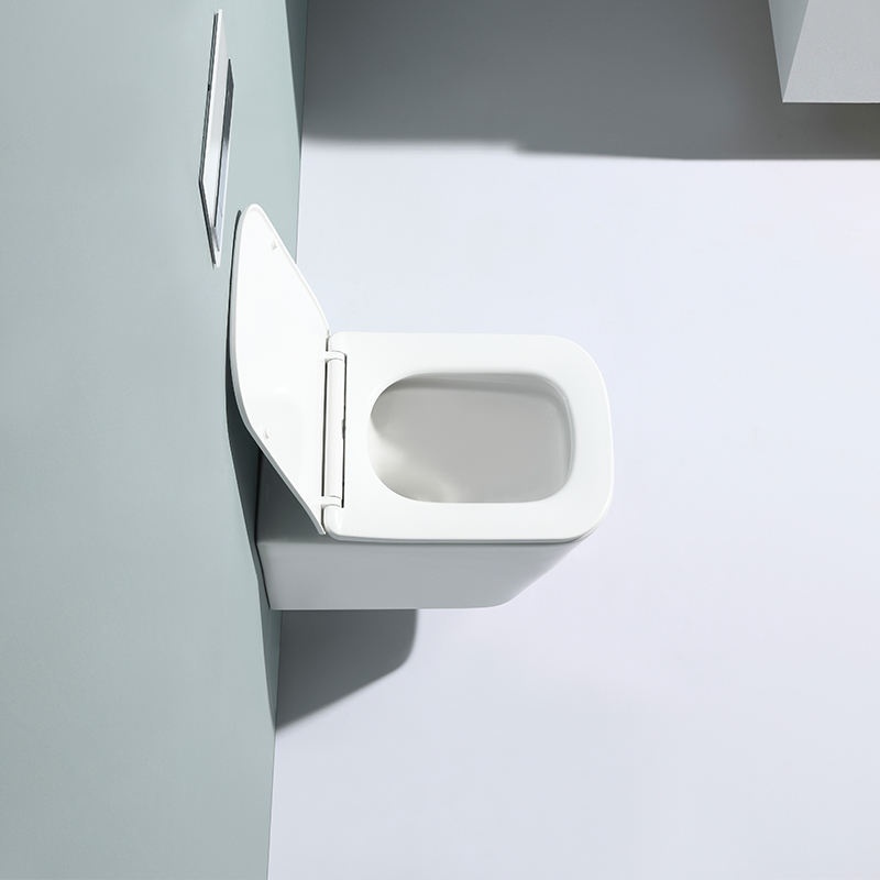 BF2470 Wandhängendes WC – Modernes, randloses Keramik-WC mit Absenkautomatik