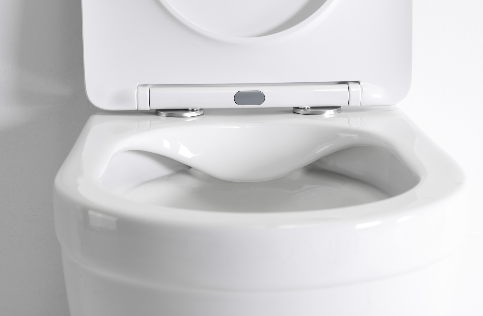 BF2442 Wall-Hung Ceramic Toilet with Gravity Flush, 3/6L Dual Flush and Soft-Close UF Seat