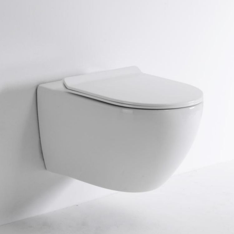 BF2416A Vortex Wall Hung Ceramic Toilet Modern Washdown Bathroom WC
