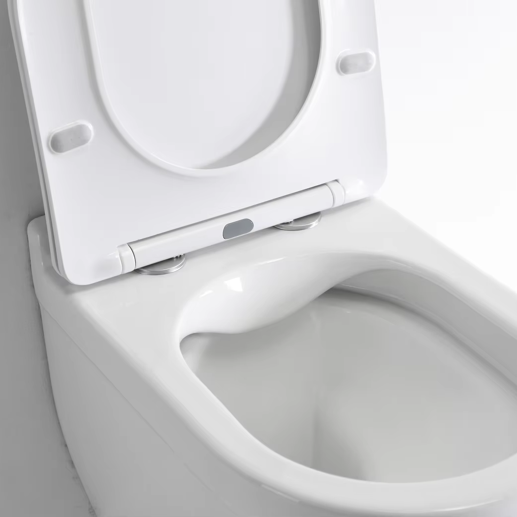 Modern Rimless Wall Hung Ceramic Toilet BF2442D Dual Flush Bathroom WC