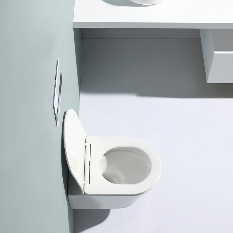 Modern Ceramic Wall Hung Toilet BF2390 Tornado Flush Water Saving Toilet