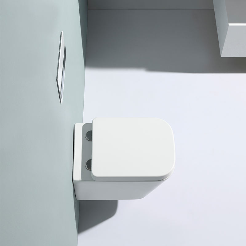 BF2472 Wall-Hung Ceramic Toilet with 3/6L Washdown Flush and Soft-Close UF Seat