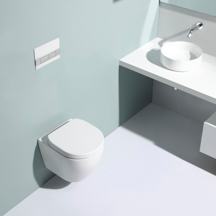 BF2412 White Ceramic Wall-Hung Toilet