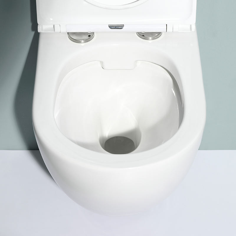 Wall Hung Toilet BF2479E – Ceramic, Washdown Flushing, Soft Close UF Seat, White