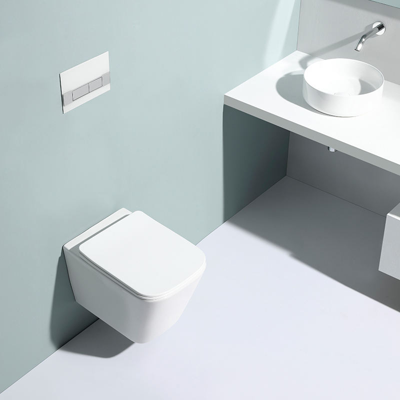 Premium Rimless Wall-Hung Toilet with Efficient Flushing System