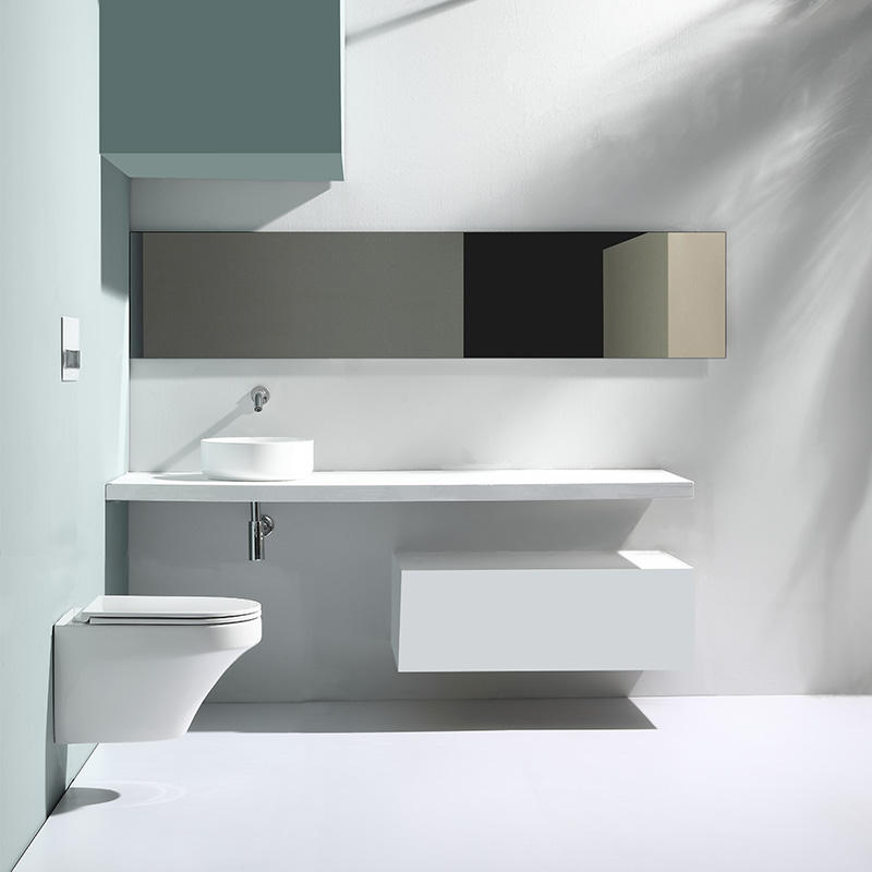 BF2462E Rimless Wall Hung Toilet Ceramic Toilet with New Vortex Flush and Soft Close UF Seat