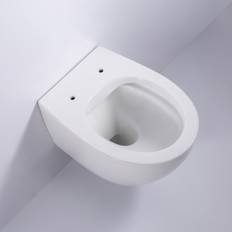 Modern Rimless Wall Hung Ceramic Toilet Bowl Washdown Bathroom WC