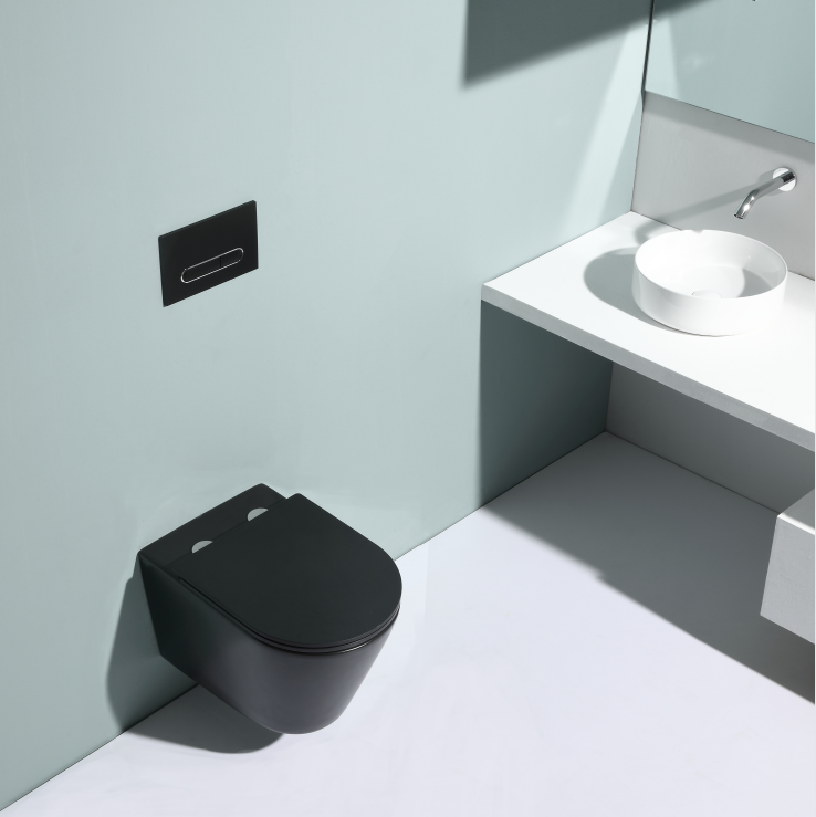 BF2390 Wall-Hung Ceramic Toilet with New Vortex Wash, 535×360×365 mm, 3–4.5 L