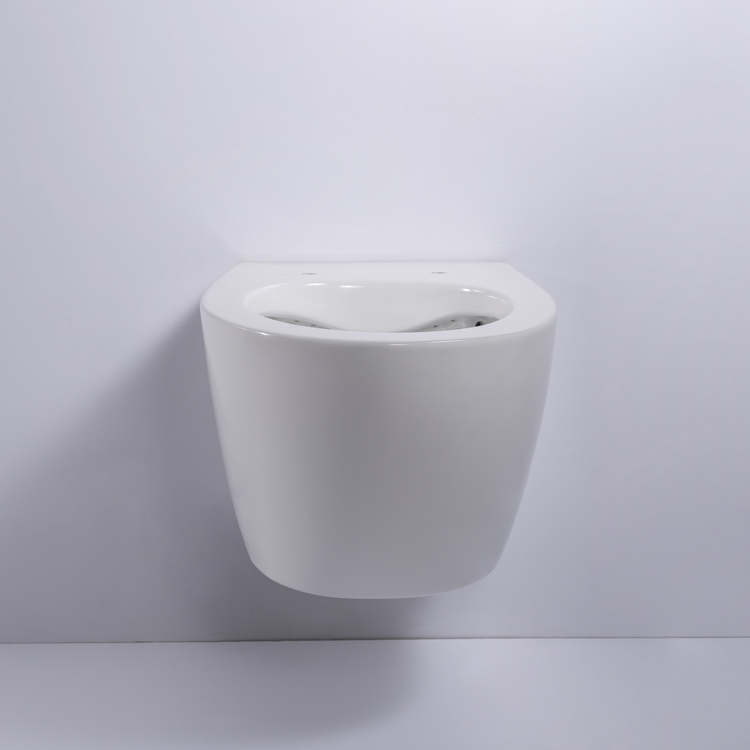 Modern Rimless Wall Hung Ceramic Toilet Bowl Washdown Bathroom WC