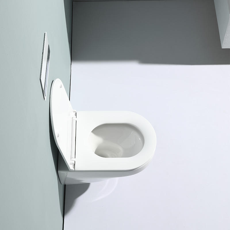 BF2462E Rimless Wall Hung Toilet Ceramic Toilet with New Vortex Flush and Soft Close UF Seat