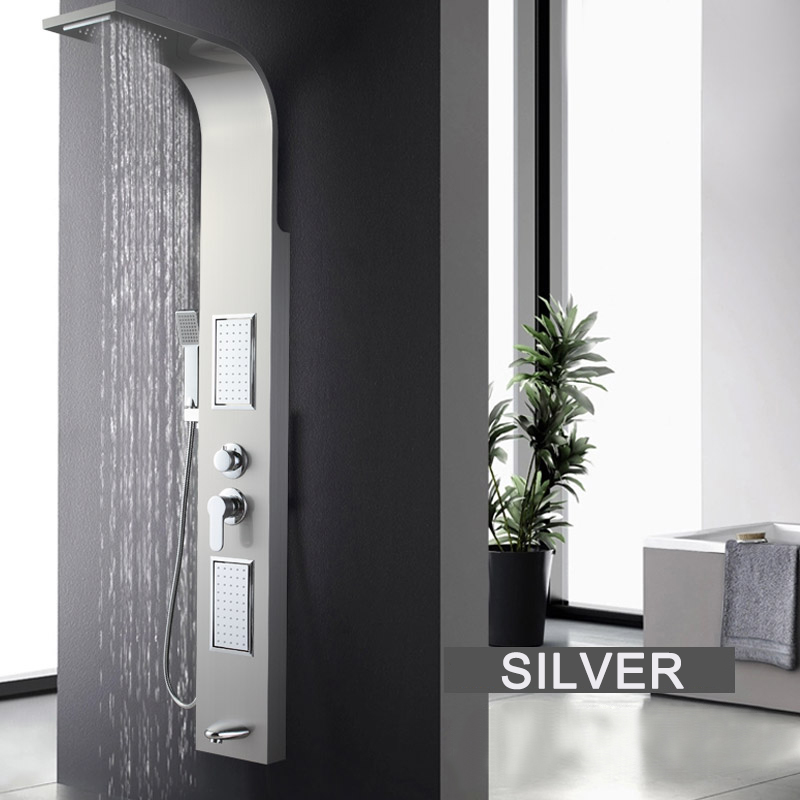 BF9815 Smart Touch Thermostatic Shower Panel with Waterfall & Hand Shower
