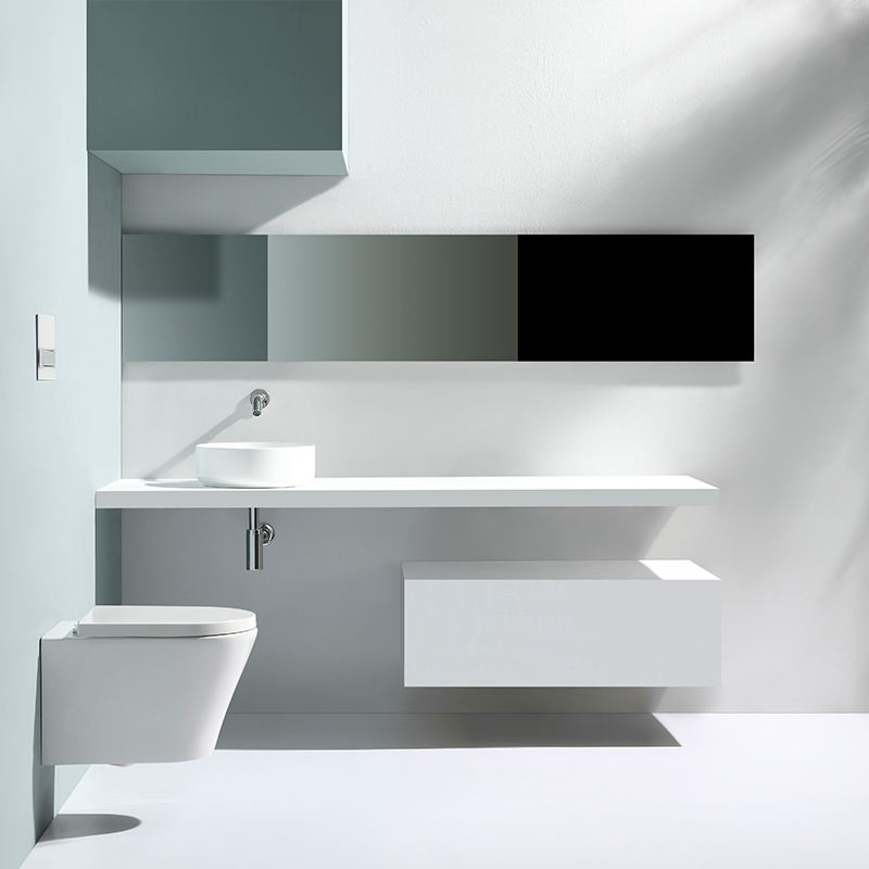 BF2490 Rimless Wall-Hung Ceramic Toilet with Soft-Close UF Seat