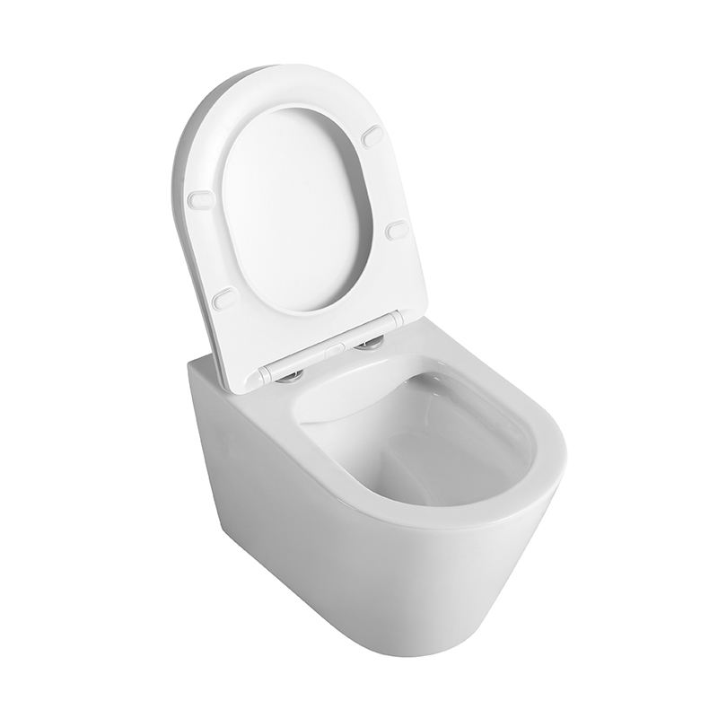 BF2390 Wall-Hung Ceramic Toilet with Cyclone Flushing, 3/6L Dual Flush and Soft-Close UF Seat