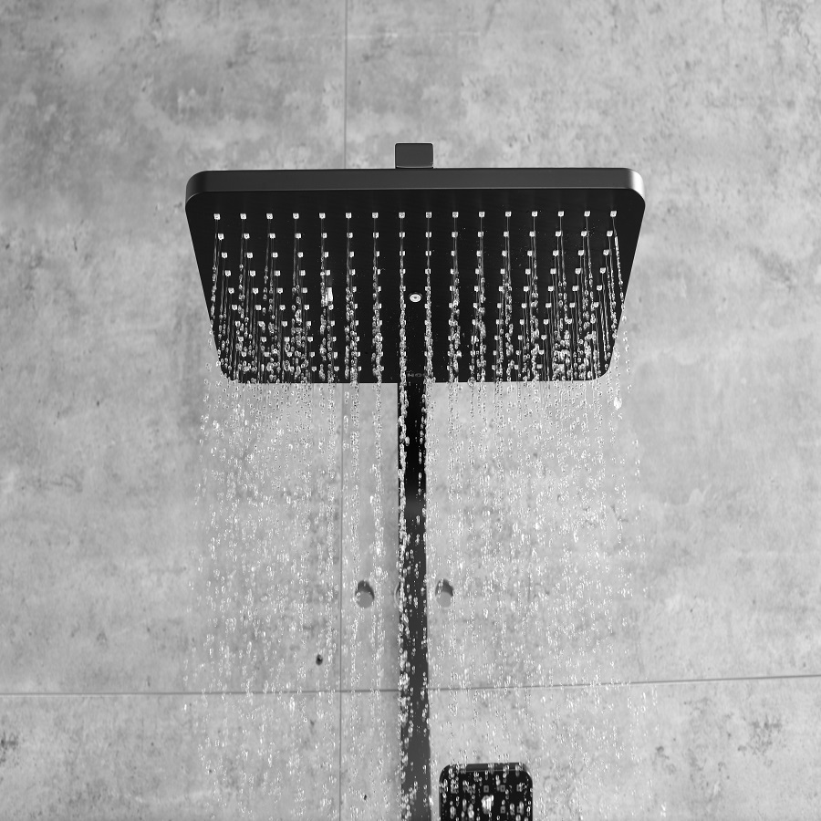 BF98550EE Smart Touch Thermostatic Shower System with Waterfall Shower, Hand Shower and Intelligent Control Panel