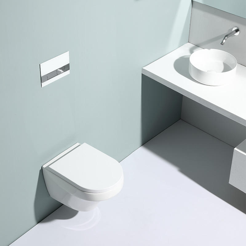 BF2462 Rimless Wall Hung Ceramic Toilet with Vortex Flush