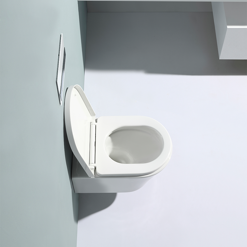 BF2490 Rimless Wall-Hung Ceramic Toilet with Soft-Close UF Seat