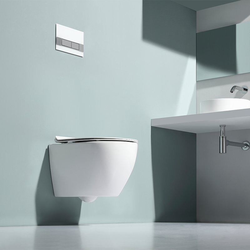 BF2479A Rimless Wall Hung Toilet - Nano Coated Ceramic WC