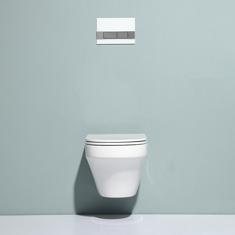 BF2462E Rimless Wall Hung Toilet Ceramic Toilet with New Vortex Flush and Soft Close UF Seat