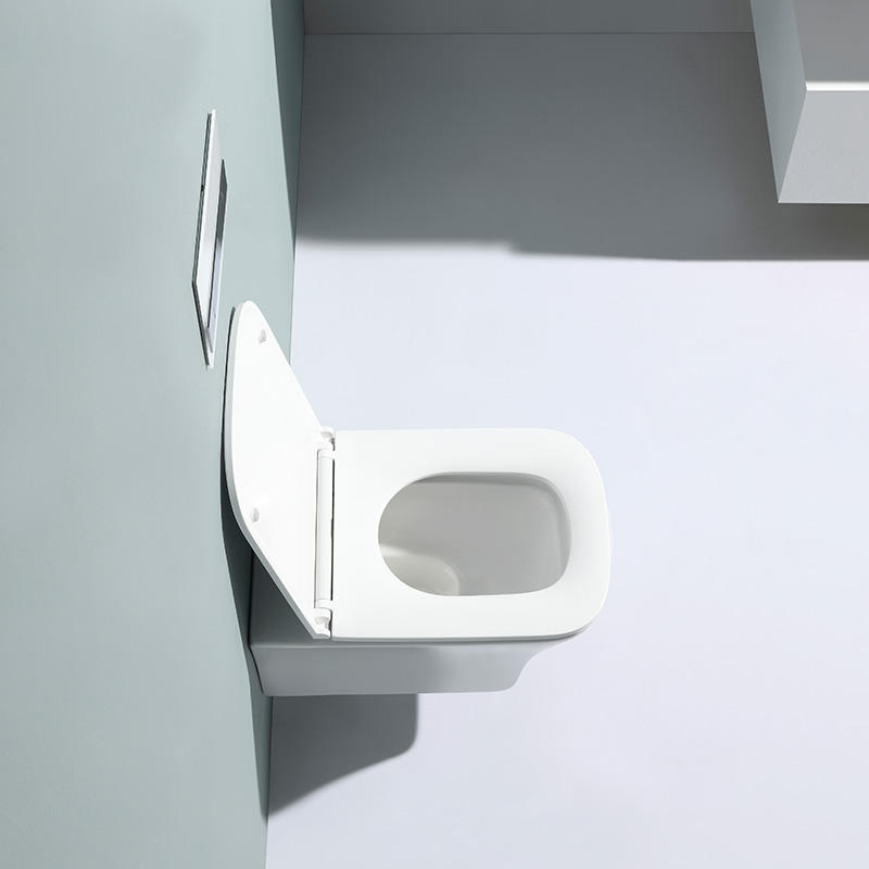 BF2482 Modern Ceramic Wall Hung Toilet with Nano Self-Cleaning Glaze