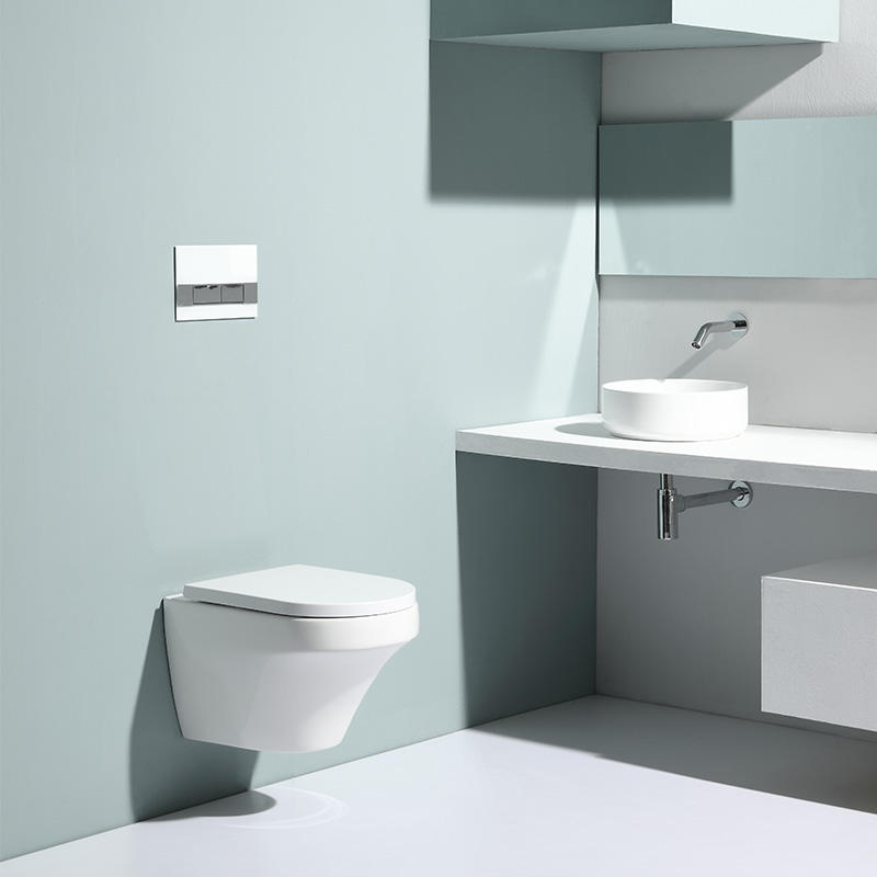 BF2462 Rimless Wall Hung Ceramic Toilet with Vortex Flush