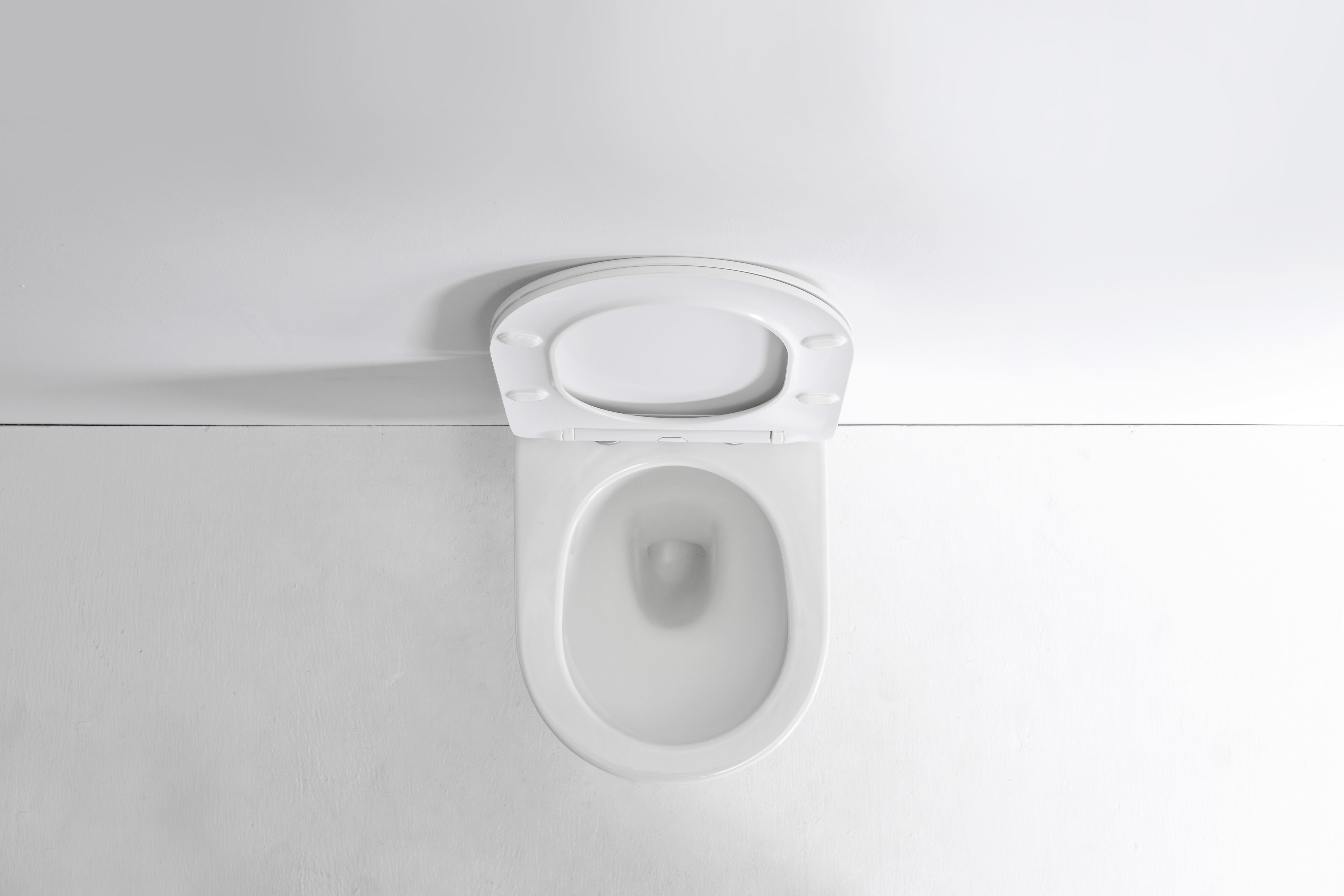 Wall-Hung Toilet 2418D – Sleek Round Design with Rimless, Space-Saving Performance