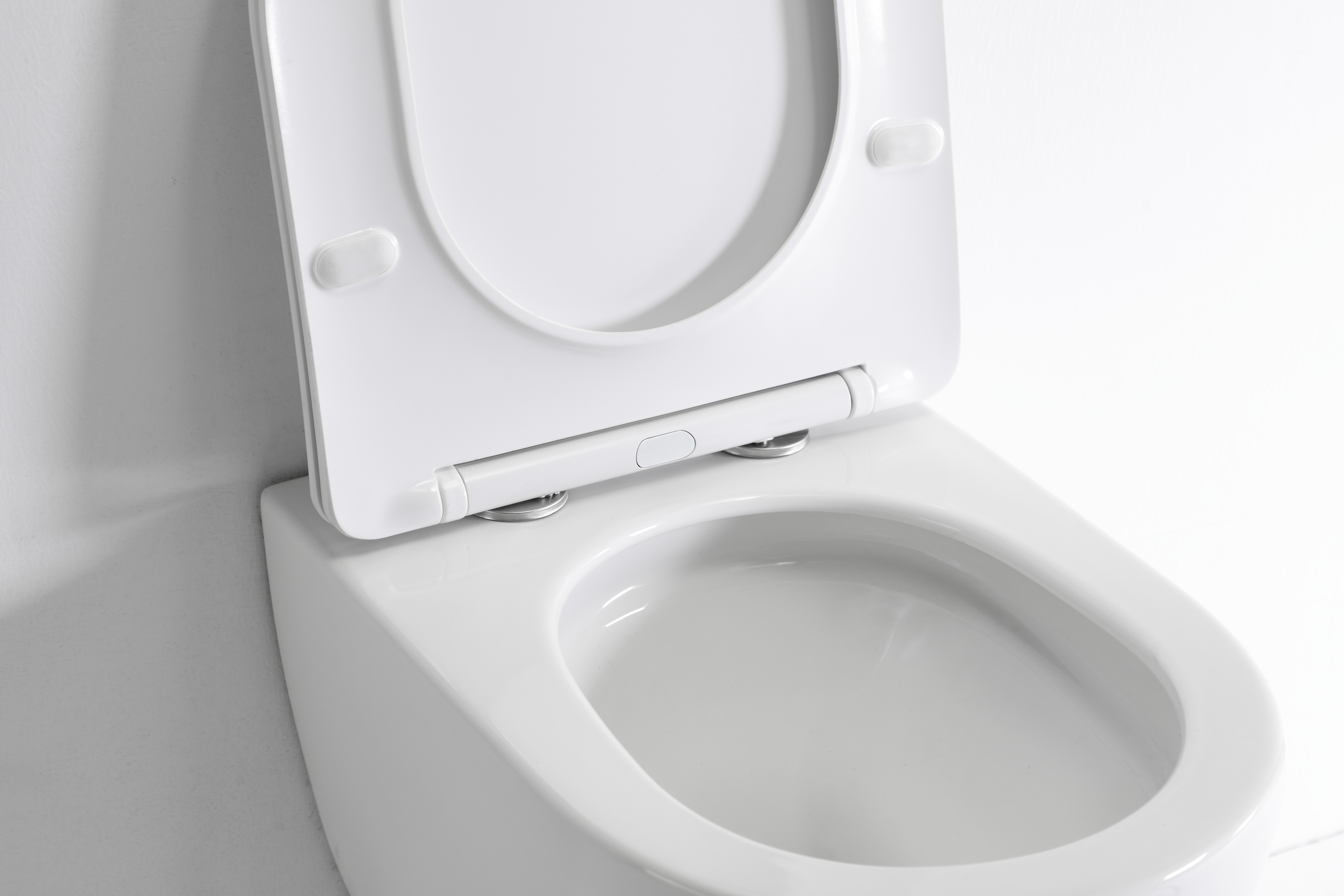 Wall-Hung Toilet 2418D – Sleek Round Design with Rimless, Space-Saving Performance