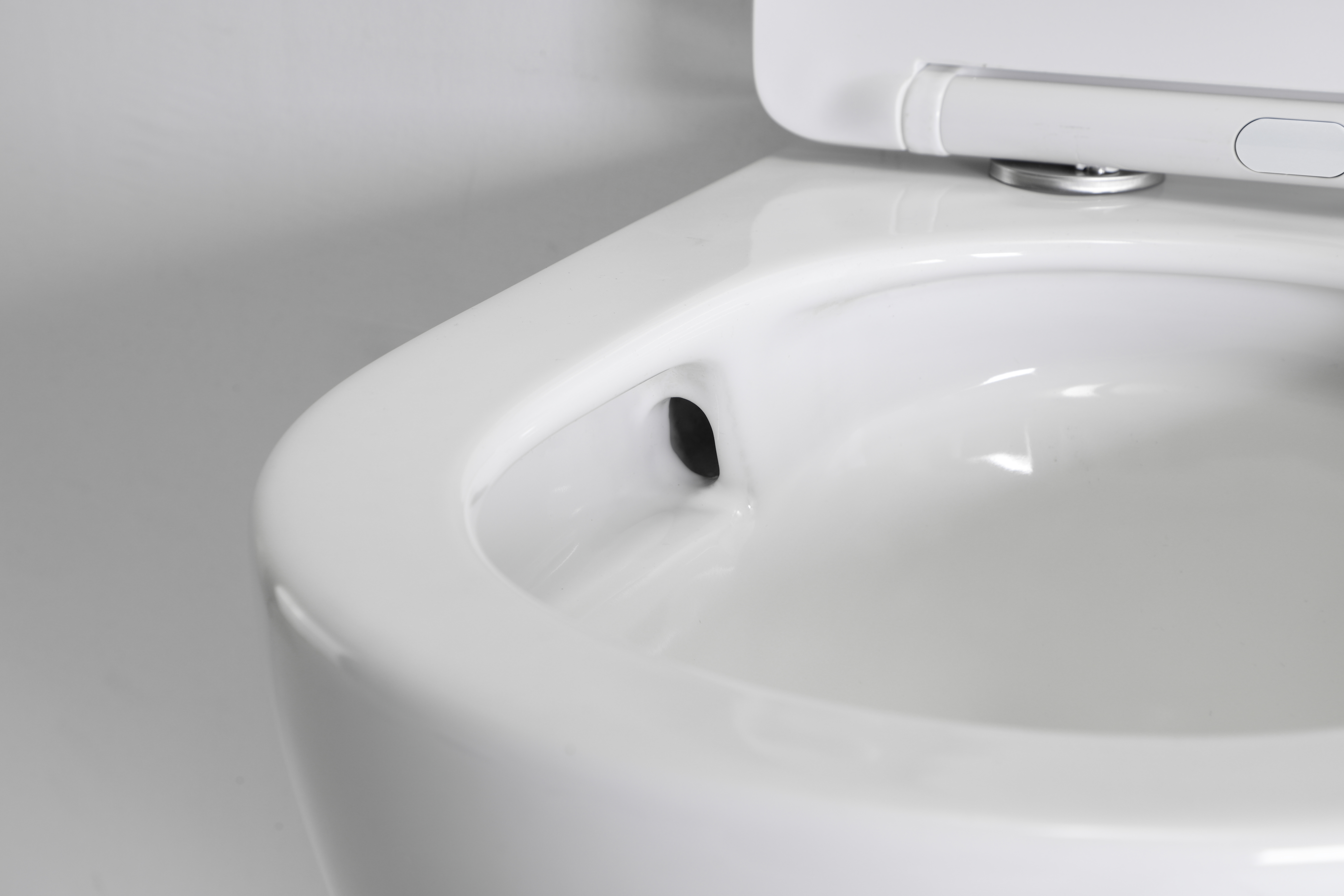 Wall-Hung Toilet 2418D – Sleek Round Design with Rimless, Space-Saving Performance