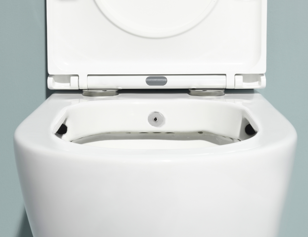 Wall-Hung Toilet BF2476 Ceramic Bathroom WC with Soft Close UF Seat