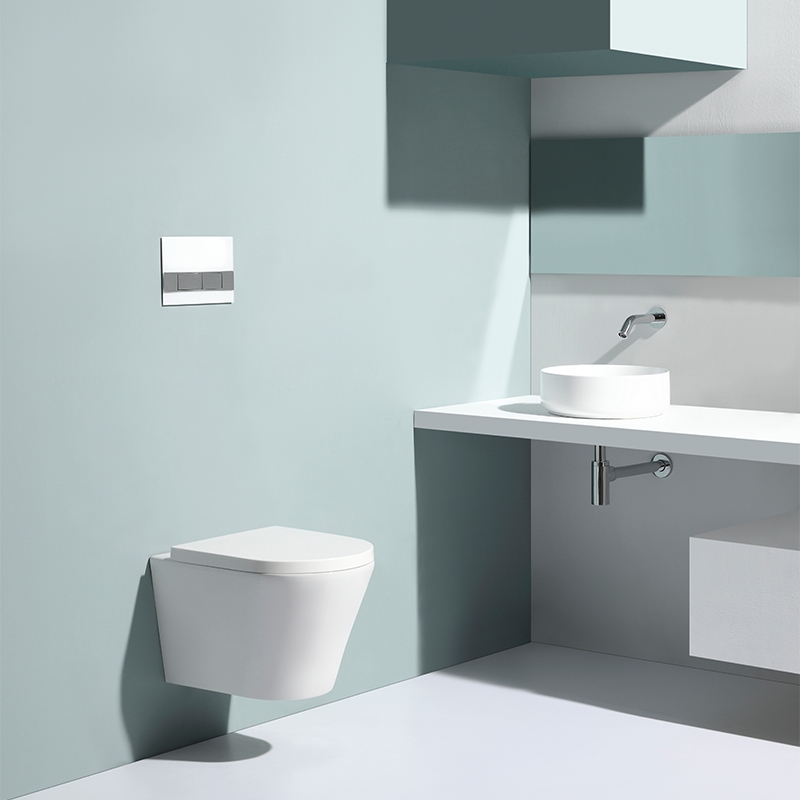 Modern Rimless Wall Hung Toilet Ceramic Bathroom WC BF2490